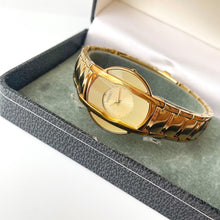 Load image into Gallery viewer, Vintage Gold-Plated Ladies' Seiko Quartz Watch with Round Dial - Boxed