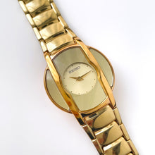Load image into Gallery viewer, Vintage Gold-Plated Ladies' Seiko Quartz Watch with Round Dial - Boxed