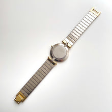Load image into Gallery viewer, Vintage Two-Tone Christian Dior Unisex Quartz Watch with Round Metallic Blue Dial
