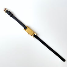 Load image into Gallery viewer, Gucci 3900L Quartz Watch with Rectangular Black Dial and Leather Strap - Boxed