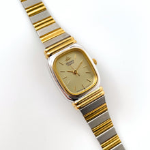 Load image into Gallery viewer, 1990s Ladies' Two-Tone Seiko Quartz Watch with Gold Dial