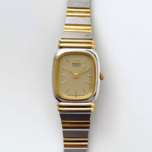 Load image into Gallery viewer, 1990s Ladies' Two-Tone Seiko Quartz Watch with Gold Dial