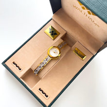 Load image into Gallery viewer, Dainty Vintage Two-Tone Ladies' Waltham Quartz Watch with Round Dial - Boxed
