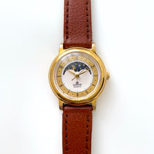 Load image into Gallery viewer, Ladies' Vintage Gold-Plated Lorus Sun & Moon Phase Quartz Watch