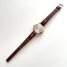 Load image into Gallery viewer, Ladies' 90s Sun & Moon Equinox Quartz Watch with Brown Leather Strap