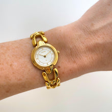 Load image into Gallery viewer, Vintage Ladies' Gold-Plated Accurist Quartz Watch with Beige Round Dial - Boxed