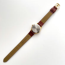 Load image into Gallery viewer, Vintage Ladies' Reflex Moon Phase Quartz Watch with Brown Leather Strap