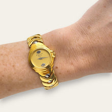 Load image into Gallery viewer, Christian Dior Ladies’ Quartz Watch – Gold-Plated, Silver Accents