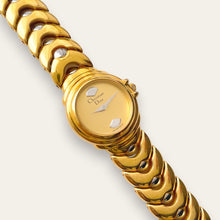 Load image into Gallery viewer, Christian Dior Ladies’ Quartz Watch – Gold-Plated, Silver Accents