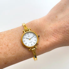 Load image into Gallery viewer, Vintage 1990s Gold-Plated Ladies' Givenchy Bangle Quartz Watch with Round Dial