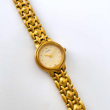 Load image into Gallery viewer, Vintage Ladies' Gold-Plated Accurist Quartz Watch with Beige Round Dial