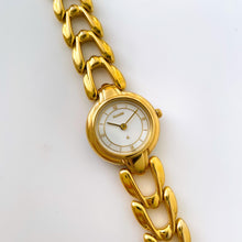 Load image into Gallery viewer, Vintage Ladies' Gold-Plated Accurist Quartz Watch with Beige Round Dial - Boxed