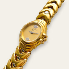 Load image into Gallery viewer, Christian Dior Ladies’ Quartz Watch – Gold-Plated, Silver Accents