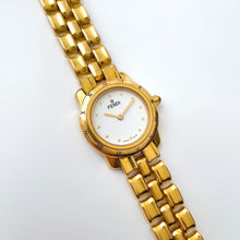 Load image into Gallery viewer, Ladies' Vintage 90s Gold-Plated Fendi 850L Quartz Watch with White Dial