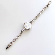 Load image into Gallery viewer, Vintage Silver-Tone Ladies' Courrèges Quartz Watch with Mother of Pearl Dial