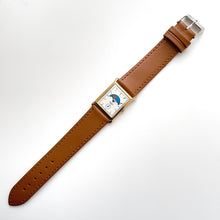 Load image into Gallery viewer, Vintage Unisex Gruen Sun & Moon Quartz Watch with Rectangular Dial