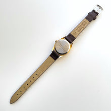 Load image into Gallery viewer, Vintage Constant Sun & Moon Phase Quartz Watch with Brown Leather Strap