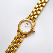 Load image into Gallery viewer, Ladies' Vintage 90s Gold-Plated Fendi 850L Quartz Watch with White Dial