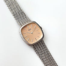 Load image into Gallery viewer, Vintage 1990s Ladies' Silver-Tone Seiko Quartz Watch with Champagne Dial
