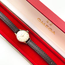 Load image into Gallery viewer, Tiny 1959 9ct solid gold Omega Ladies' Vintage Mechanical Watch - Boxed