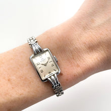 Load image into Gallery viewer, Vintage Ladies' Silver-Tone Art Deco Bucherer Mechanical Watch
