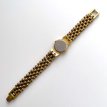 Load image into Gallery viewer, Vintage 1990s Gold-Plated Ladies' Seiko Quartz Watch with Tiny Black Dial - Boxed