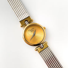 Load image into Gallery viewer, Vintage 1991 Two-Tone Christian Dior Ladies' Quartz Watch with Round Gold Dial - Boxed