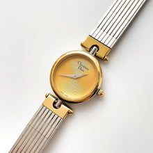 Load image into Gallery viewer, Vintage 1991 Two-Tone Christian Dior Ladies' Quartz Watch with Round Gold Dial - Boxed