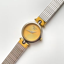 Load image into Gallery viewer, Vintage 1990 Two-Tone Christian Dior Ladies' Quartz Watch with Round Gold Dial - Boxed