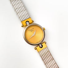 Load image into Gallery viewer, Vintage 1990 Two-Tone Christian Dior Ladies' Quartz Watch with Round Gold Dial - Boxed