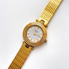 Load image into Gallery viewer, Vintage 1990s Gold-Plated Christian Dior 3051 Ladies' Quartz Watch with Round Sector Dial