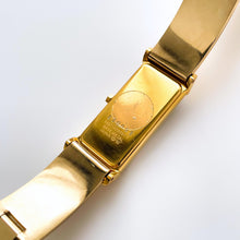 Load image into Gallery viewer, Vintage 90s Yves Saint Laurent Ladies' Quartz Watch with Gold-Plated Bangle Bracelet and Cream Dial