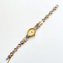 Load image into Gallery viewer, Vintage Gold-Plated Ladies' Citizen 'Sylph' Quartz Watch with Two-Tone Design and Intricate Bracelet