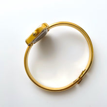 Load image into Gallery viewer, Vintage Yves Saint Laurent Gold-Plated Ladies' Bangle Quartz Watch with Heart Shaped Dial - Boxed