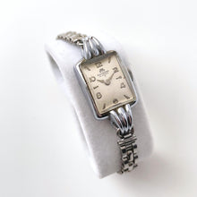 Load image into Gallery viewer, Vintage Ladies' Silver-Tone Art Deco Bucherer Mechanical Watch
