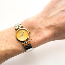 Load image into Gallery viewer, Vintage 1991 Two-Tone Christian Dior Ladies' Quartz Watch with Round Gold Dial - Boxed