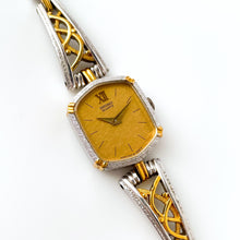Load image into Gallery viewer, Seiko Ladies’ Quartz Watch – Two-Tone with Intricate Bracelet, 1990s
