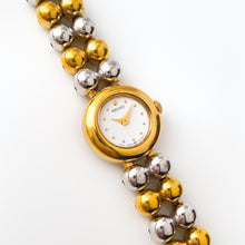 Load image into Gallery viewer, Vintage 1990s Two-Tone Ladies' Seiko Quartz Watch With Beaded Bracelet