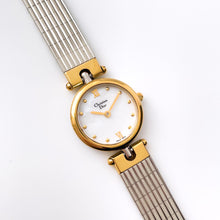 Load image into Gallery viewer, Vintage 1990s Two-Tone Christian Dior 3025 Ladies' Quartz Watch with Round Mother of Pearl Dial