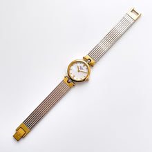 Load image into Gallery viewer, Vintage 1990s Two-Tone Christian Dior 3025 Ladies' Quartz Watch with Round Mother of Pearl Dial