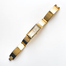Load image into Gallery viewer, Vintage 90s Yves Saint Laurent Ladies' Quartz Watch with Gold-Plated Bangle Bracelet and Cream Dial