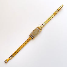 Load image into Gallery viewer, Vintage 1990s Gold-Plated Ladies' Seiko Quartz Watch With Rectangular Dial