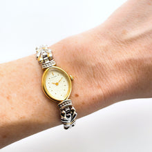 Load image into Gallery viewer, Vintage Gold-Plated Ladies' Citizen 'Sylph' Quartz Watch with Two-Tone Design and Intricate Bracelet