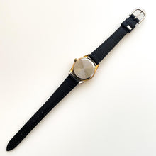 Load image into Gallery viewer, Vintage Ladies' Constant Sun & Moon Phase Quartz Watch with Black Leather Strap - Boxed