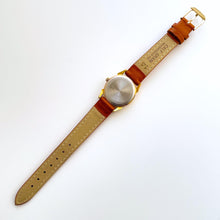 Load image into Gallery viewer, Vintage Constant Sun & Moon Phase Quartz Watch with Light Brown Leather Strap