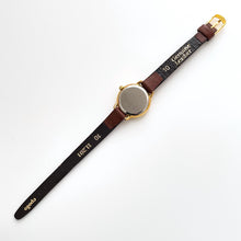 Load image into Gallery viewer, Vintage Ladies' Sekonda Moon Phase Quartz Watch with Brown Leather Strap