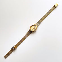 Load image into Gallery viewer, Vintage Ladies' Constant Gold-Plated Quartz Watch with Oval Dial