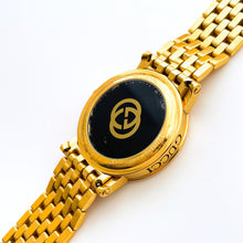 Load image into Gallery viewer, Vintage Unisex 90s Gucci 7300M Quartz Watch with Date Window and Gold-Plated Bracelet - Boxed