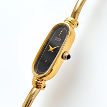 Load image into Gallery viewer, Vintage 1990s Gold-Plated Ladies' Citizen Quartz Watch With Articulated Bangle Bracelet