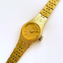 Load image into Gallery viewer, Vintage 1970s Gold-Plated Seiko Ladies' Mechanical Watch with Round Dial